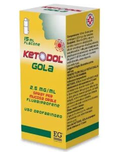 Ketodol Gola Spray Mucosa Orale 2,5mg/ml 15 ml
