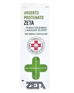 Argento Proteinato Zeta 1% Gocce Naali e Auricolari 10 ml