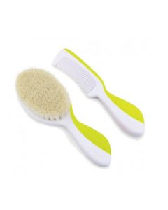 Kit Capelli Spazzola/pettine Verde