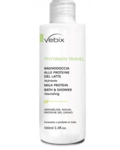 Vebix Phytamin Natural - Bagnodoccia Proteine del Latte Formato Viaggio, 100ml