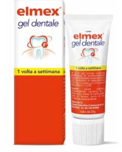 Elmex Elmex Gel Dentale Prodotto Medicinale per la Prevenzione dalla Carie, 25g