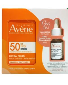 Avene Solari Ultra Fluid Invisibile Spf50+ Alta Protezione 50ml + Hyaluron Active B3 Siero 10ml Omaggio