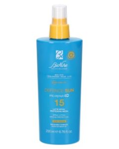 BioNike Defence Sun Pro-Repair 4D SPF 15 Latte Spray Protezione Media
