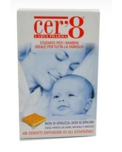 Cer'8 Zanzare Cerotti Repellenti Anti zanzare 48 Cuscinetti