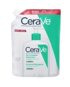 Cerave Schiuma Detergente Viso Per Pelle Grassa Con Impurità Ricarica 473 Ml