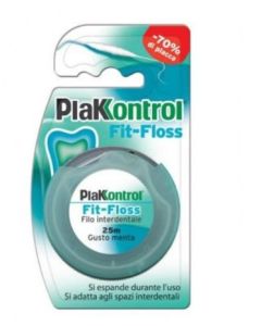 Plakkontrol - Fit Floss Filo 25 M Confezione 1 Pezzo