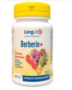 Longlife Berberin+ 60 tavolette – Berberina Liposomiale con Riso Rosso, Silimarina & CoQ10