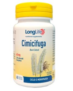 LongLife Cimicifuga – 60 Compresse per Menopausa & Cambi Ormonali