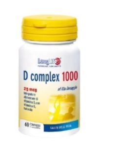 LongLife D Complex 1000 – 60 compresse Vitamina D3 1.000 UI + K2