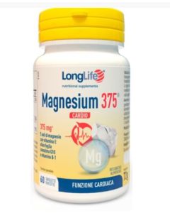 LongLife Magnesium 375 Cardio – Integratore Cuore, Muscoli e Circolazione