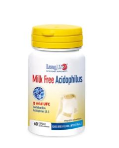 Longlife Milk Free Acidophilus – Probiotico senza lattosio 60 capsule