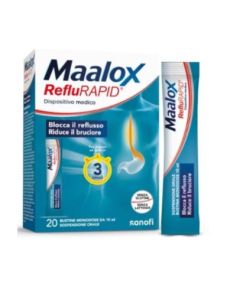 Maalox Reflurapid 20 Bustine Monodose – Antireflusso Rapido