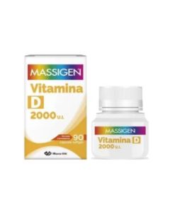 Massigen Vitamina D 2000 UI – Integratore in Compresse