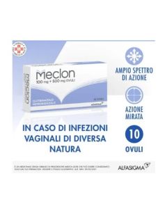 Meclon Ovuli Vaginali 10 pezzi – Trattamento Antibatterico e Antimicotico Intimo