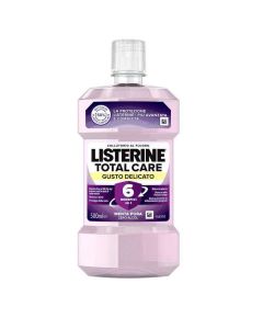 Listerine Total Care Gusto Delicato Collutorio Antiplacca e Antibatterico 500 ml