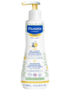 Mustela Gel Detergente Nutriente Corpo Bambini con Pelle Secca 300 ml