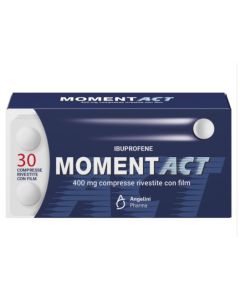 MomentAct 400 mg – 30 Compresse Rivestite a base di Ibuprofene per dolori e febbre

