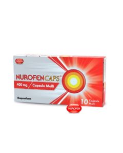 Nurofencaps 400 mg 10 capsule molli – Antidolorifico e antinfiammatorio rapido