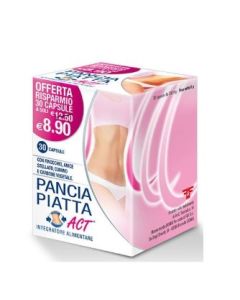 Pancia Piatta ACT 30 Capsule – Gonfiore Addominale e Digestione Leggera