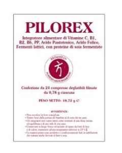 Pilorex – integratore probiotico 24 compresse con Lactobacillus LA14 e vitamine B C
