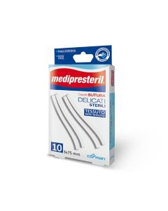 Medipresteril Cerotti Sutura Delicati 3x75mm 10 Pezzi