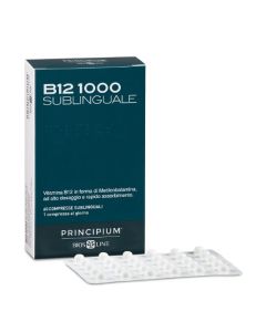 Principium B12 1000 – Integratore di Vitamina B12 ad Alto Dosaggio in Compresse Sublinguali