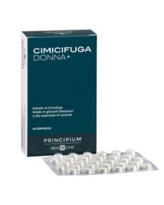 Principium Cimicifuga Donna+ – Menopausa: Riduce Vampate, Favorisce Relax e Sonno (60 compresse)