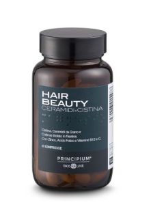 Principium Hair & Beauty – Integratore per Capelli, Pelle e Unghie – 60 Compresse