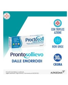 Proctosoll Crema Rettale 30g – Trattamento per Emorroidi e Irritazioni Anali