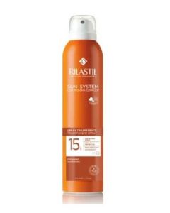 Rilastil Sun System Transparent Spray SPF 15 – Solare Spray Corpo 200 ml