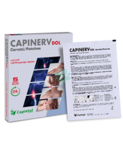 CAPIETAL CAPINERV DOL CEROTTO NATURALE PER IL DOLORE NEUROPATICO, 5 CEROTTI