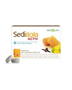 Sedigola Activ Apix Menta 20 Pastiglie – Integratore Naturale per il Benessere della Gola
