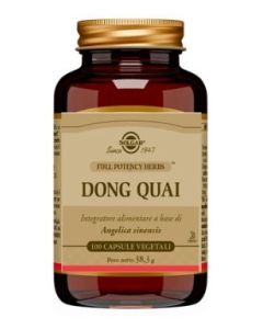 Solgar Dong Quai 100 Capsule Vegetali – Equilibrio Femminile