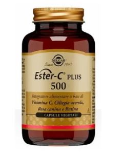 Solgar Ester-C Plus 500 mg – Integratore di Vitamina C a Rilascio Prolungato