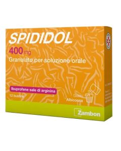 Spididol Granulato 12 Bustine 400mg Gusto Albicocca