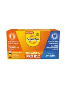Supradyn Ricarica PRO B12 – 10 Flaconcini per Energia, Memoria e Concentrazione