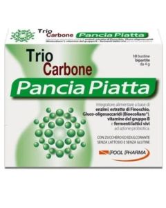 Triocarbone Pancia Piatta – Gonfiore Addominale e Digestione – 20 Bustine