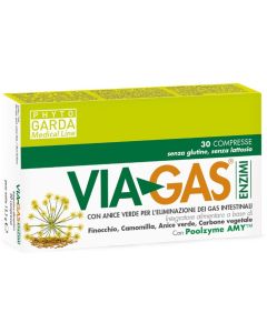 Viagas Enzimi 30 Compresse – Integratore Digestivo
