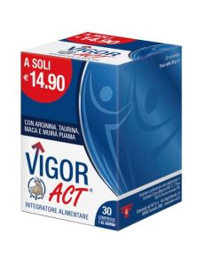 Vigor Act – Integratore Tonico per Vigore 30 Compresse