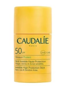Caudalie Vinosun Stick Invisibile ad Alta Protezione - SPF50 Per Zone Sensibili 15g