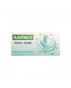 ZINCO-RAME 20 FIALE 2ML - INTEGRATORE DI ZINCO-RAME